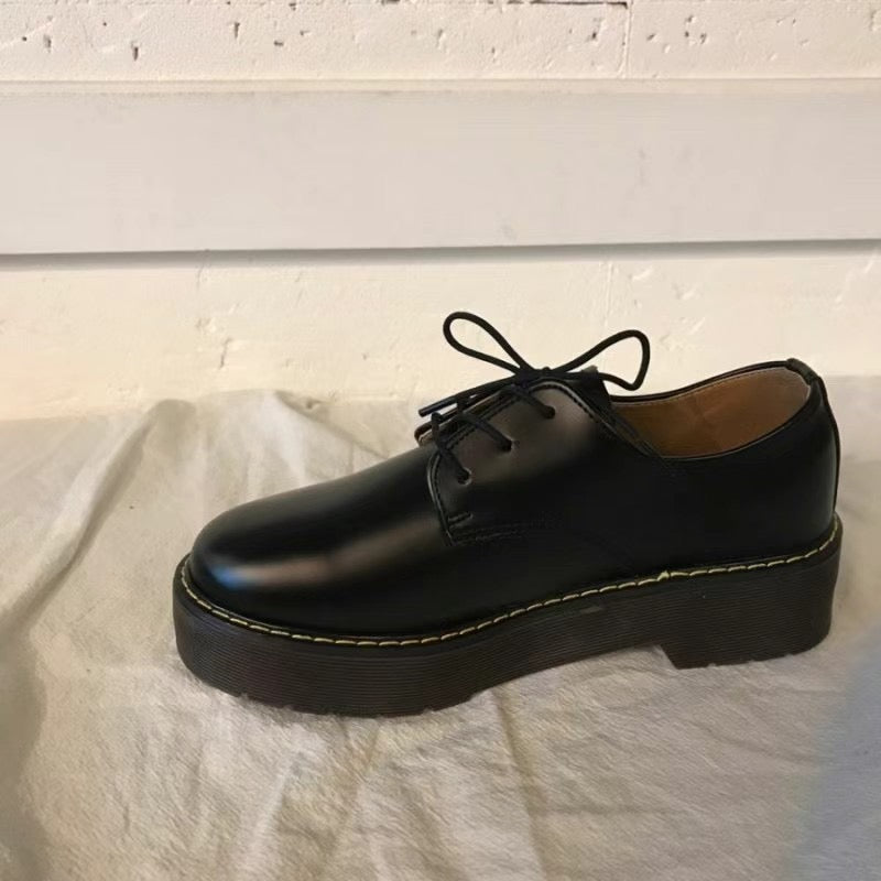 韓國製圓頭明線小皮鞋(pre order)