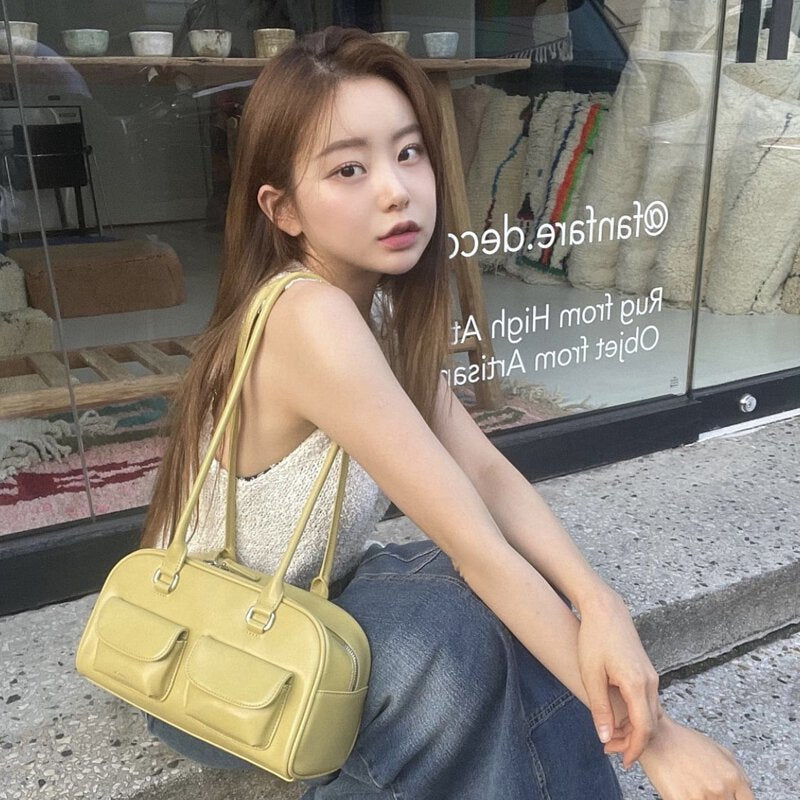 【許允真/Minji同款🤍】Stand oil chubby bag(pre order)