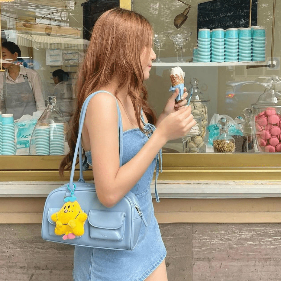 【許允真/Minji同款🤍】Stand oil chubby bag(pre order)
