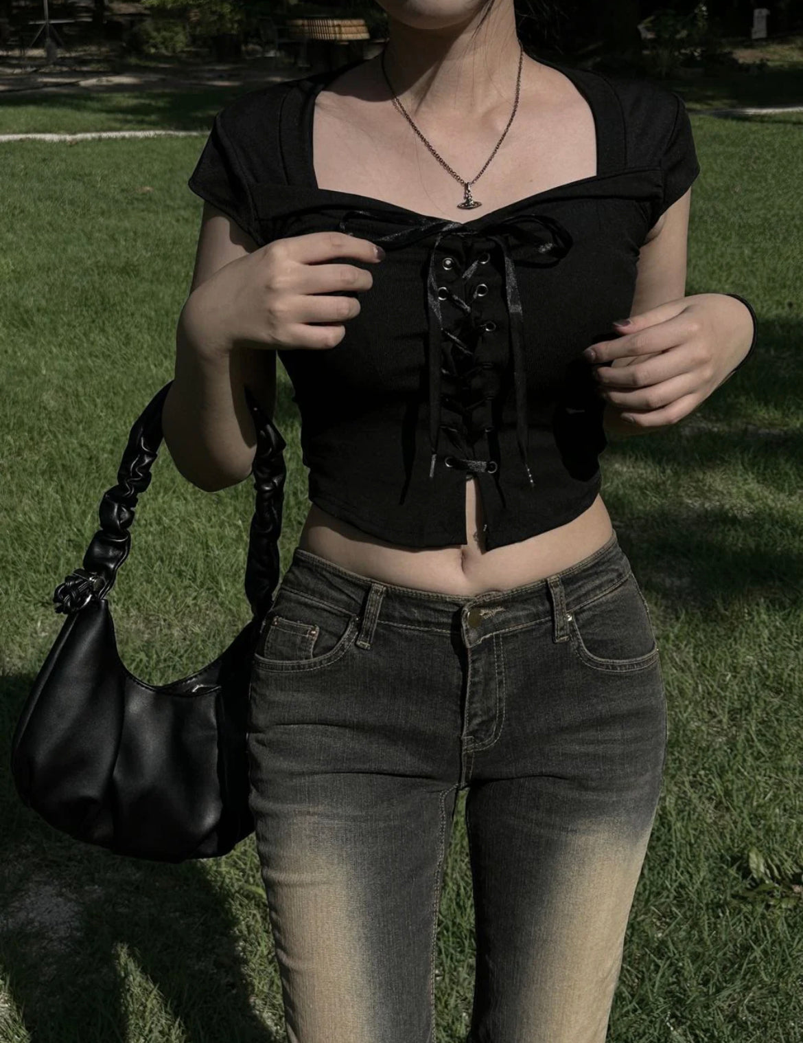 2ways wrinkle hobo bag(pre order)
