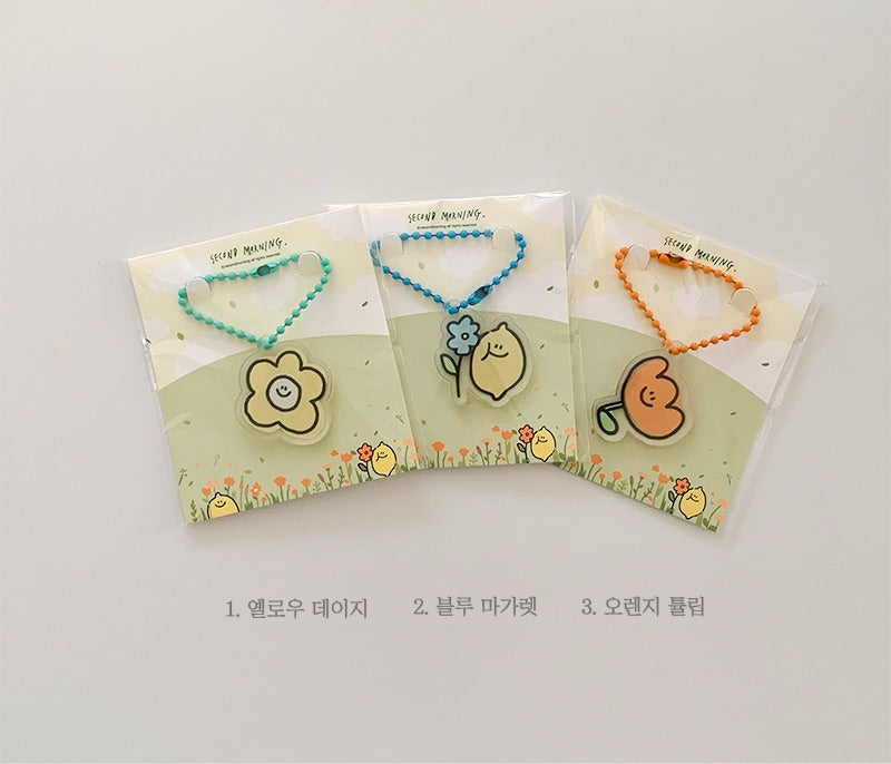 Second morning greenery key ring(pre order)