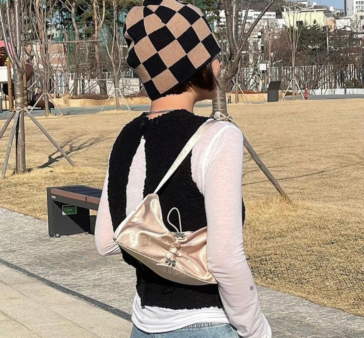 Ribbon pearly lustre shoulder bag(pre order)