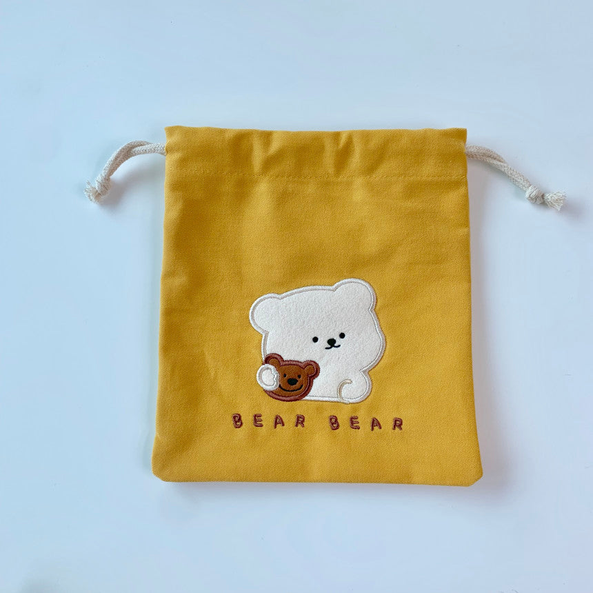 Bamtoree bear bear pouch(pre order)