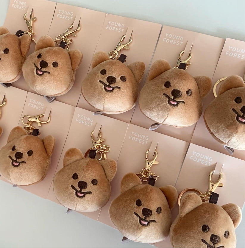Young forest mini face key ring(pre order)