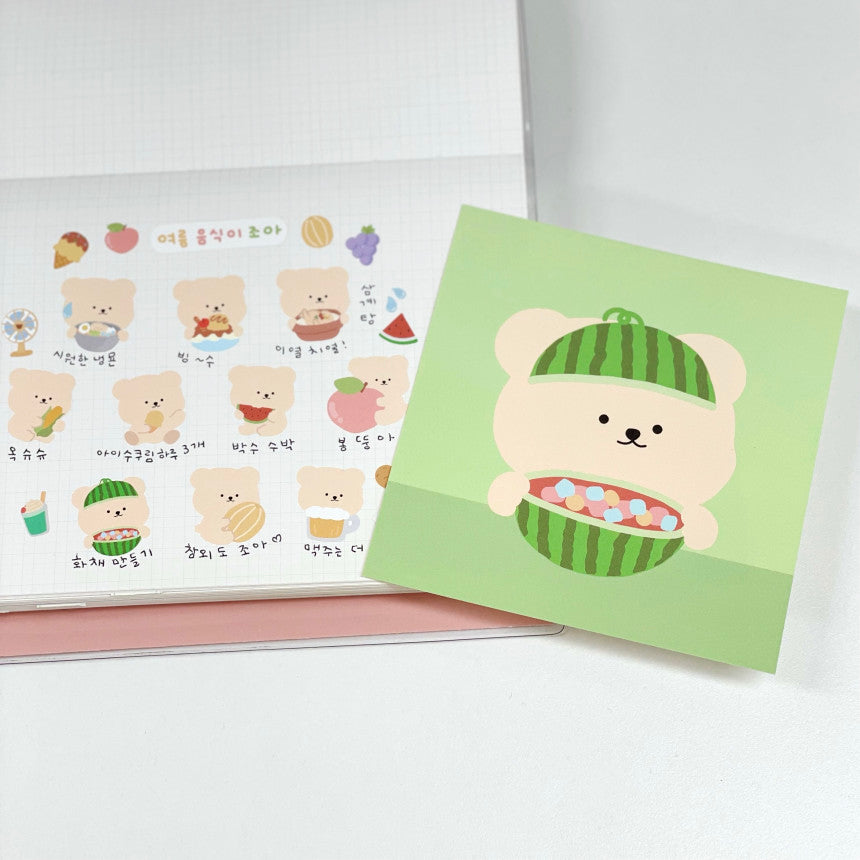 Bamtoree watermelon postcard(pre order)