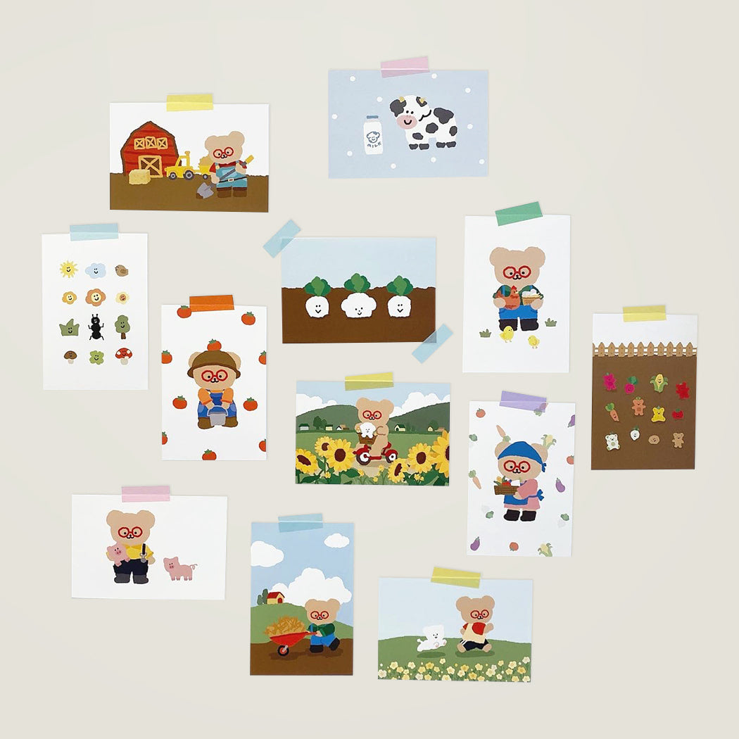 TETEUM tiny forest postcard(pre order)