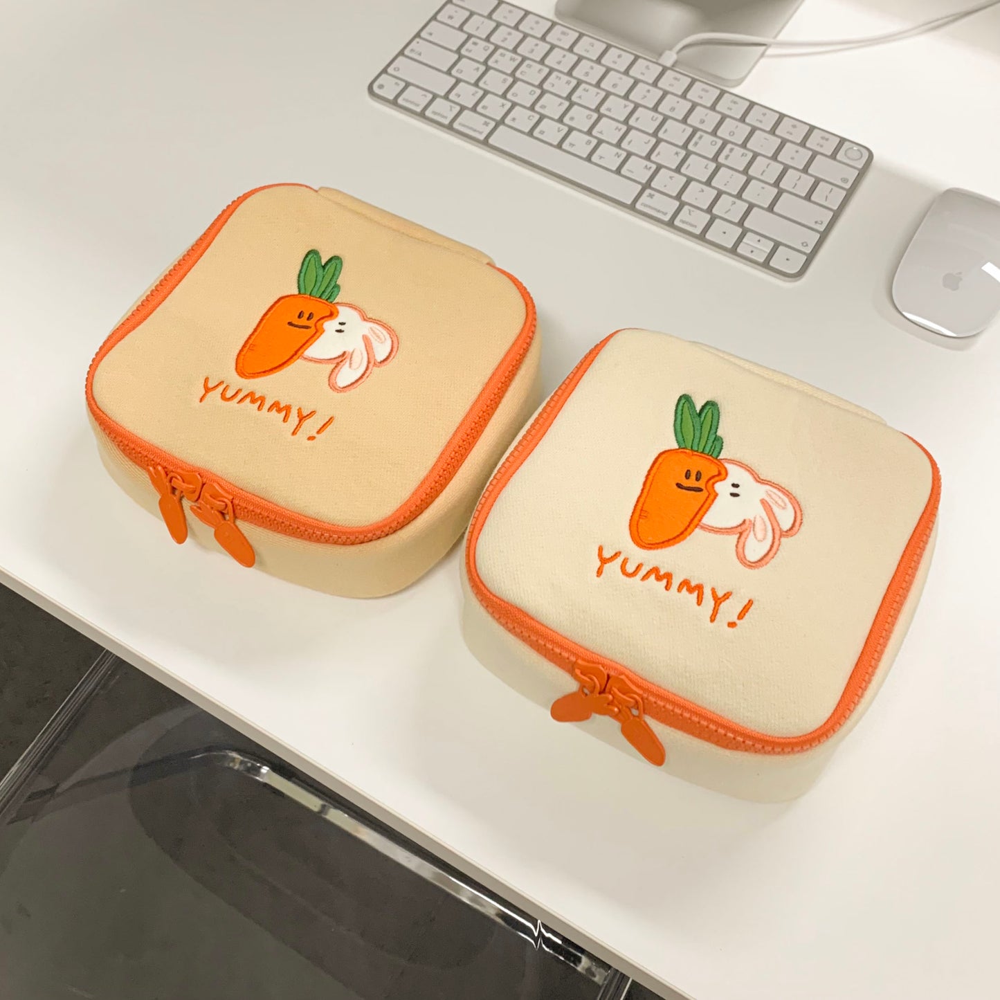 Second morning carrot&bunny pouch(pre order)