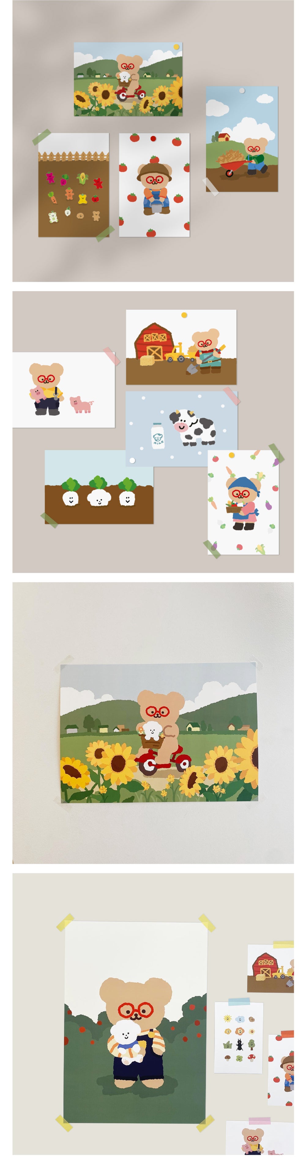 TETEUM tiny forest postcard(pre order)