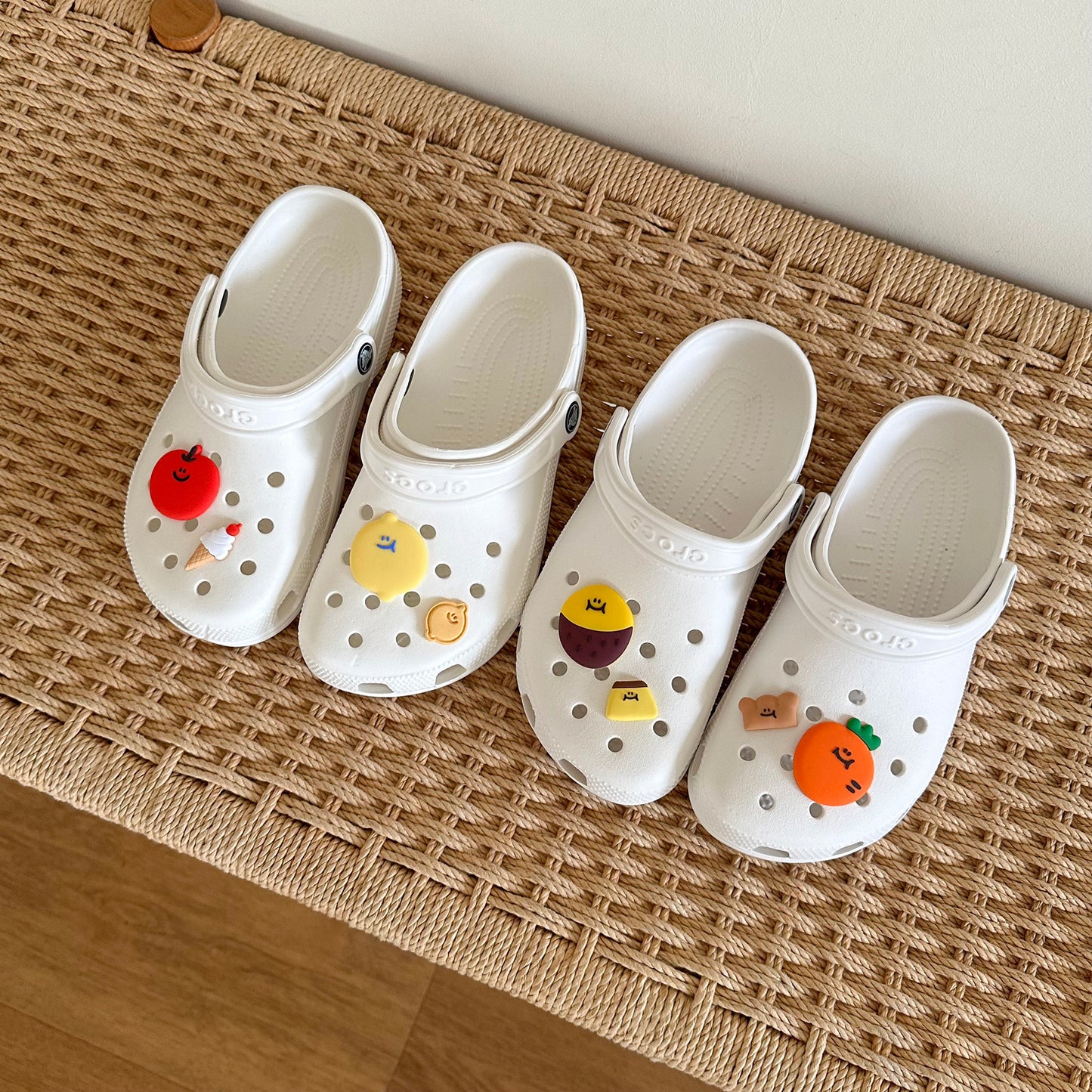 Second morning shoes charm SET<2pcs>