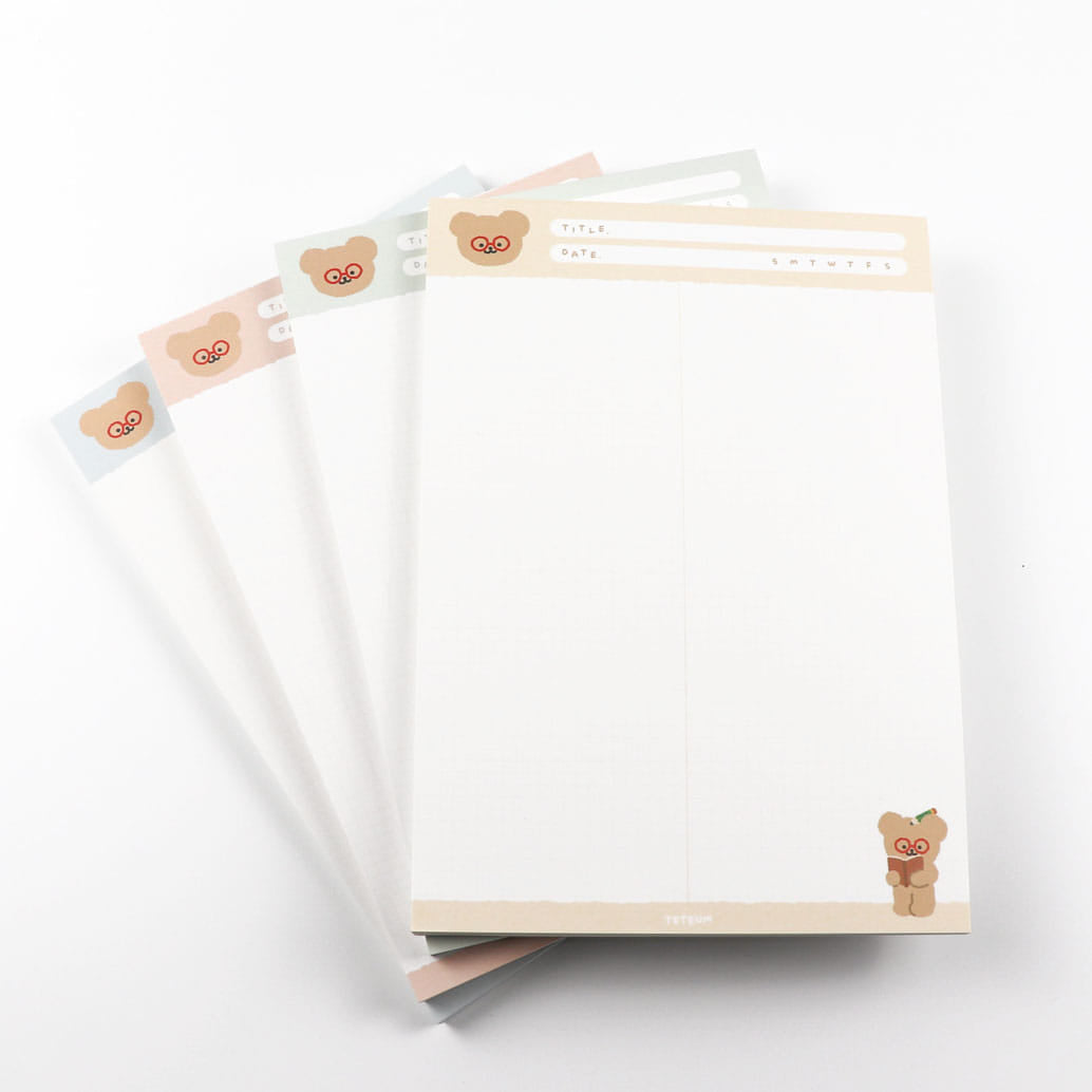 TETEUM b5 memo pad ver.3(pre order)
