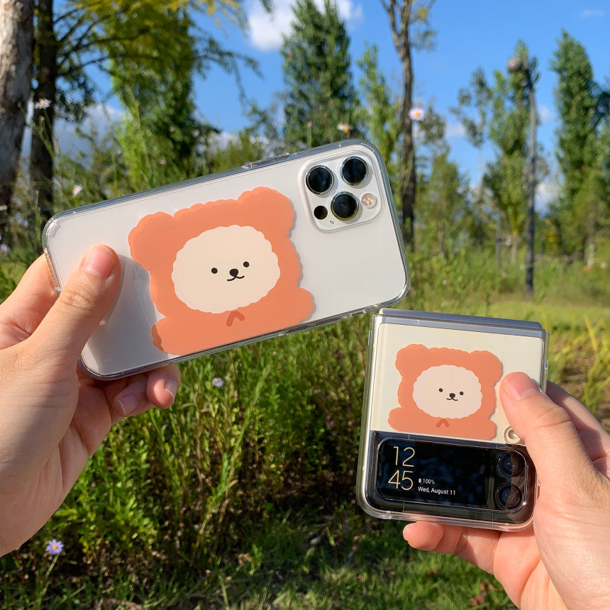 Bamtoree teddy bear phone case(pre order)
