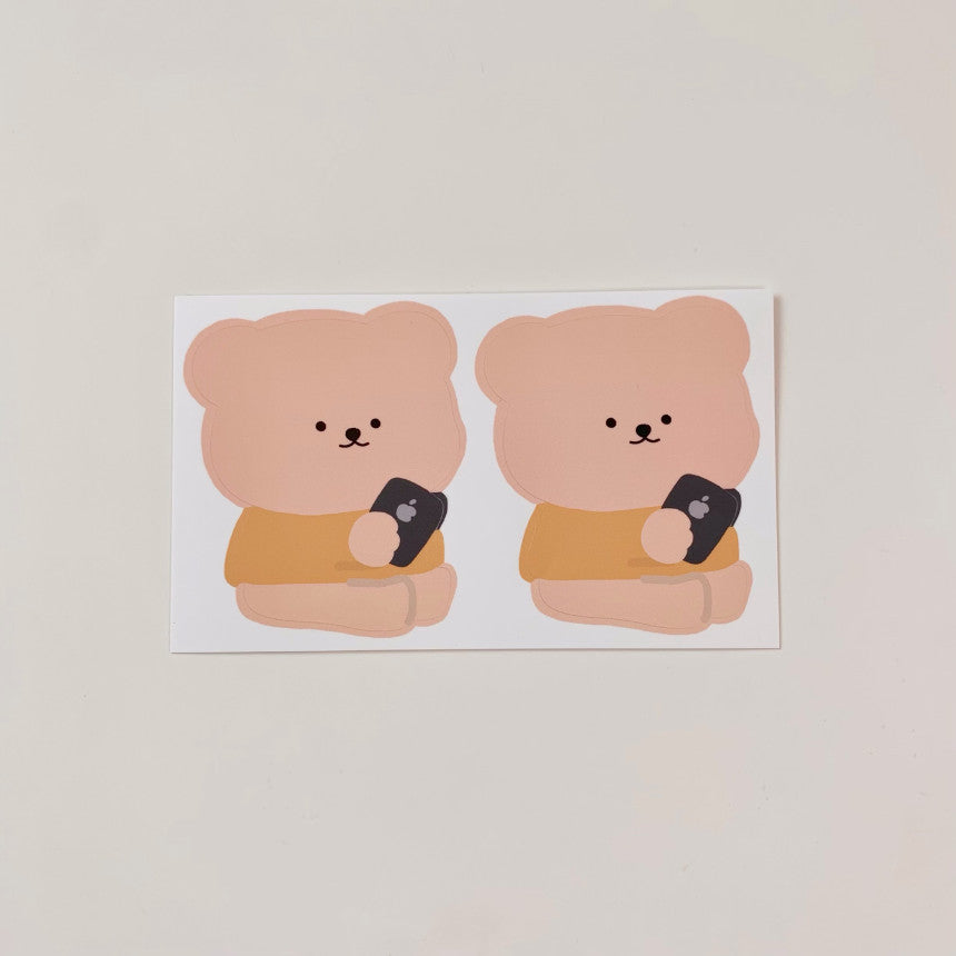 Bamtoree selfie bear removable sticker(pre order)