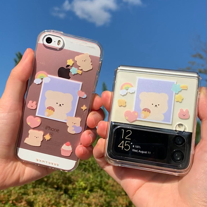 Bamtoree dessert bear phone case(pre order)