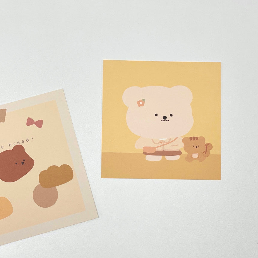 Bamtoree squirrel postcard(pre order)