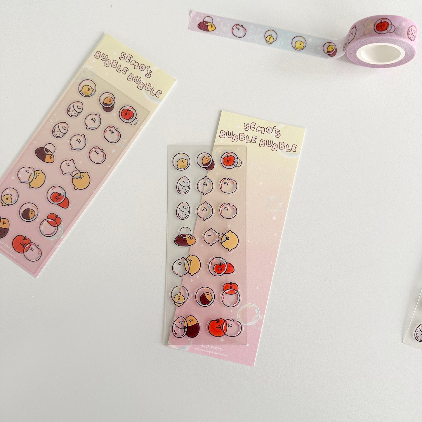 Second morning semo’s bubble bubble sticker(pre order)