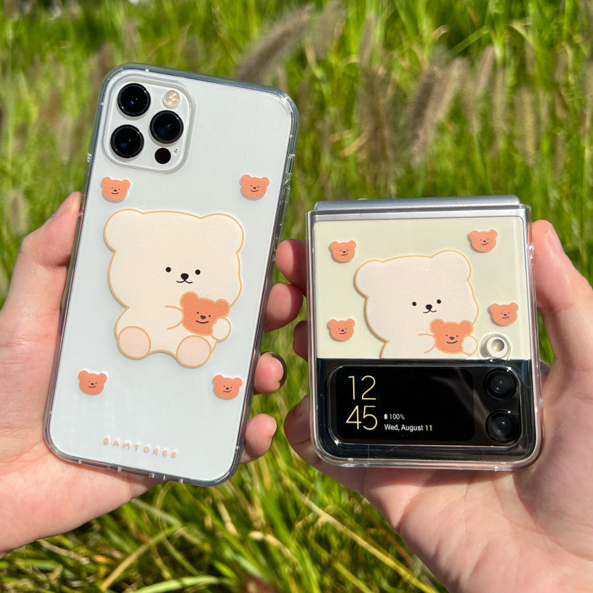 Bamtoree animal with white bear phone case(pre order)