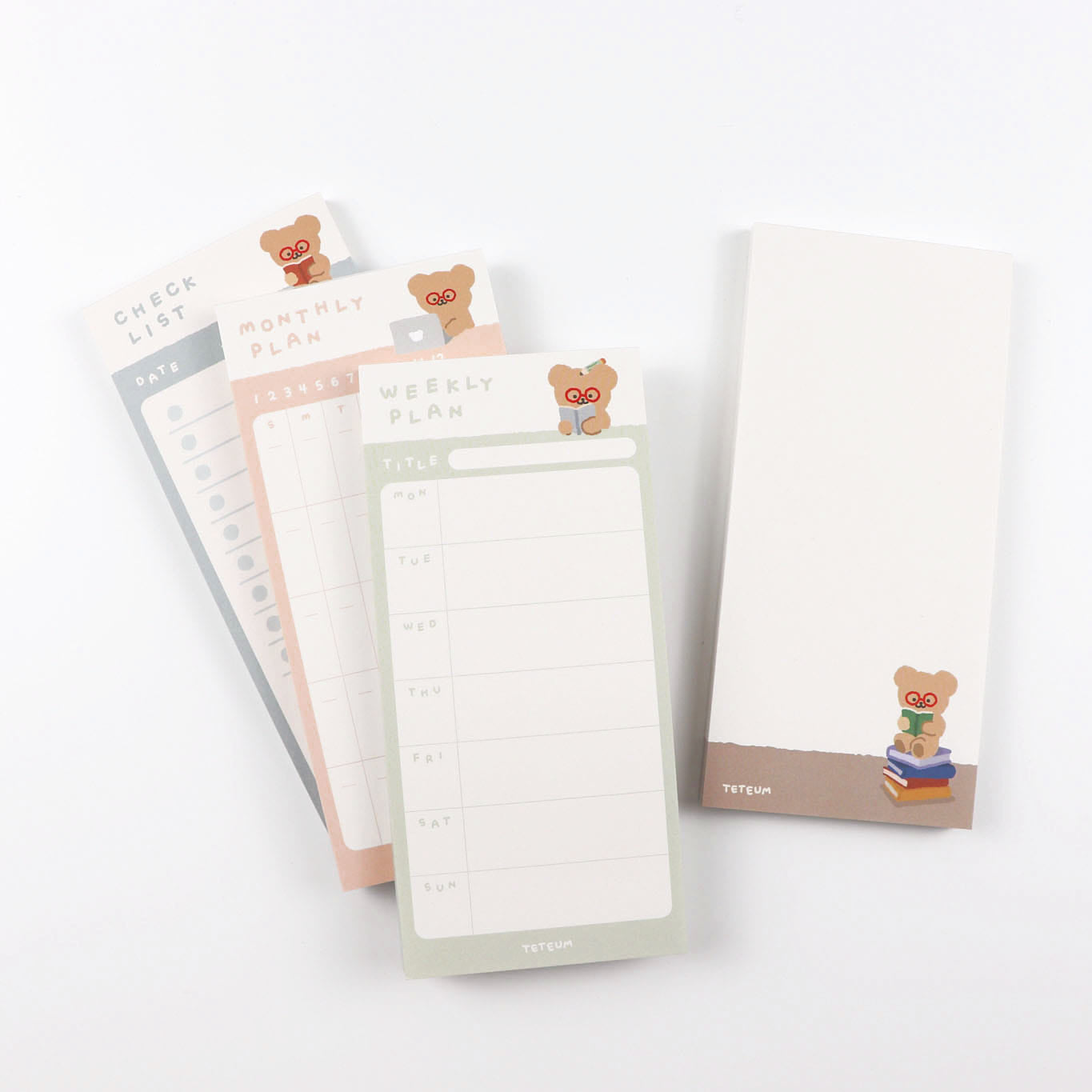 TETEUM long memo pad(pre order)
