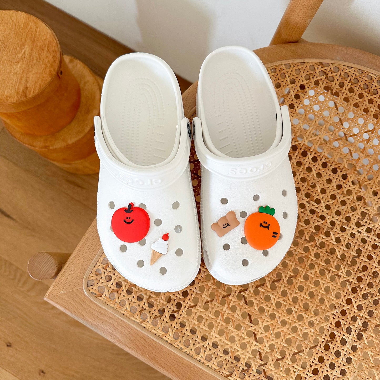 Second morning shoes charm SET<2pcs>