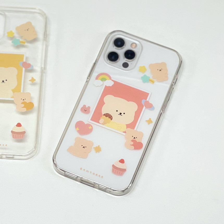 Bamtoree dessert bear phone case(pre order)