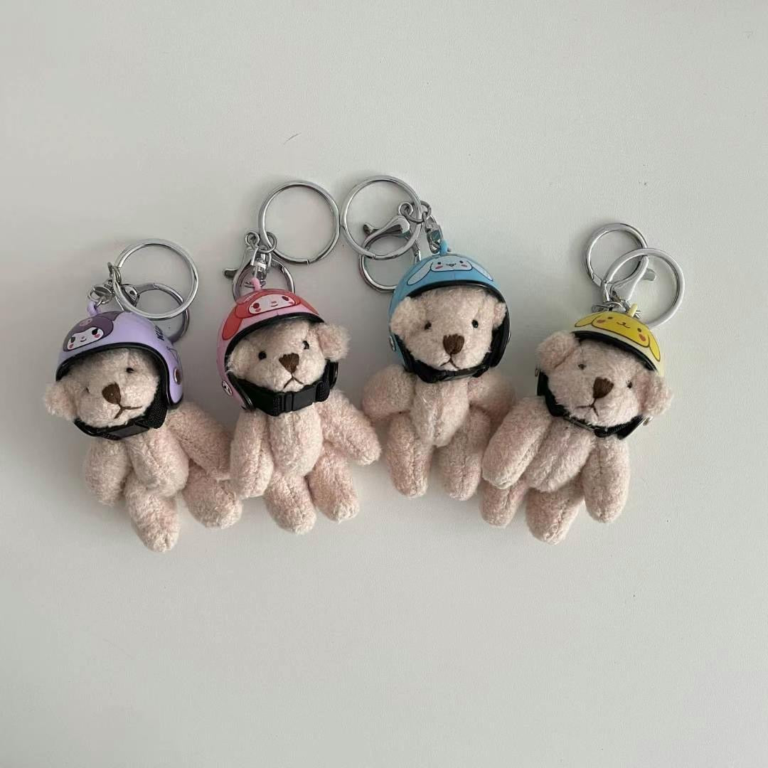戴頭盔熊仔key chain (pre order)