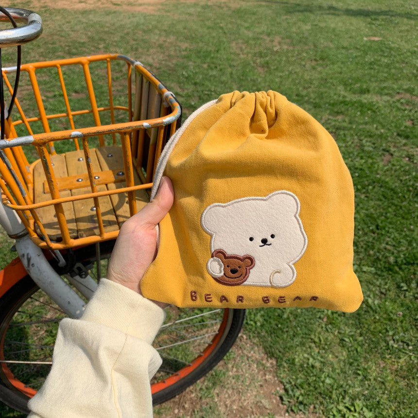 Bamtoree bear bear pouch(pre order)