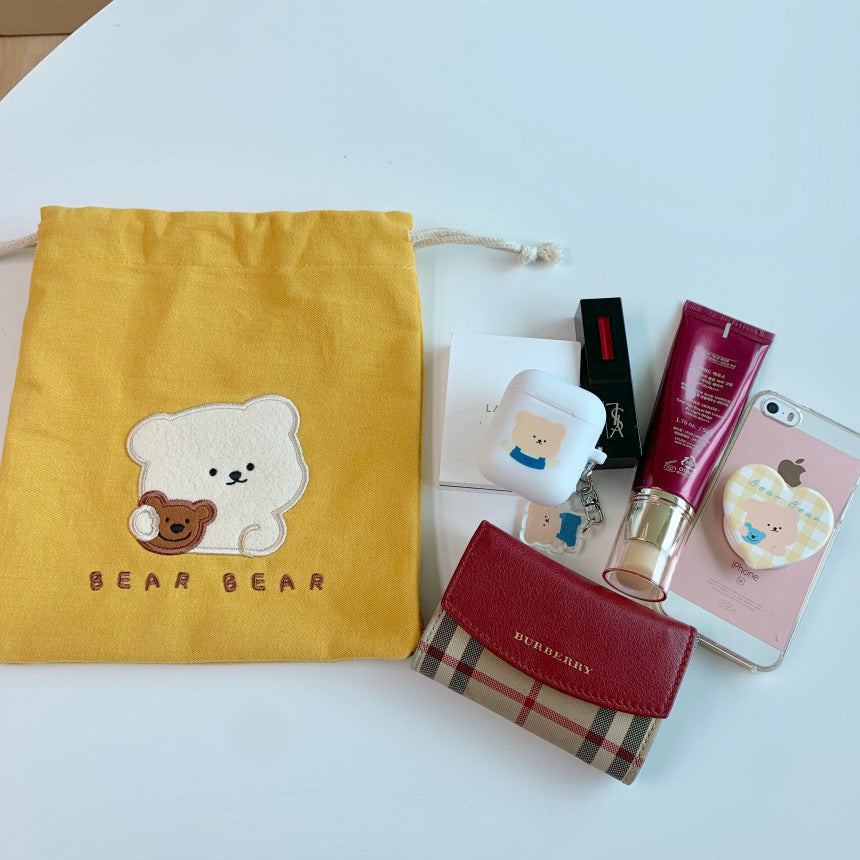 Bamtoree bear bear pouch(pre order)