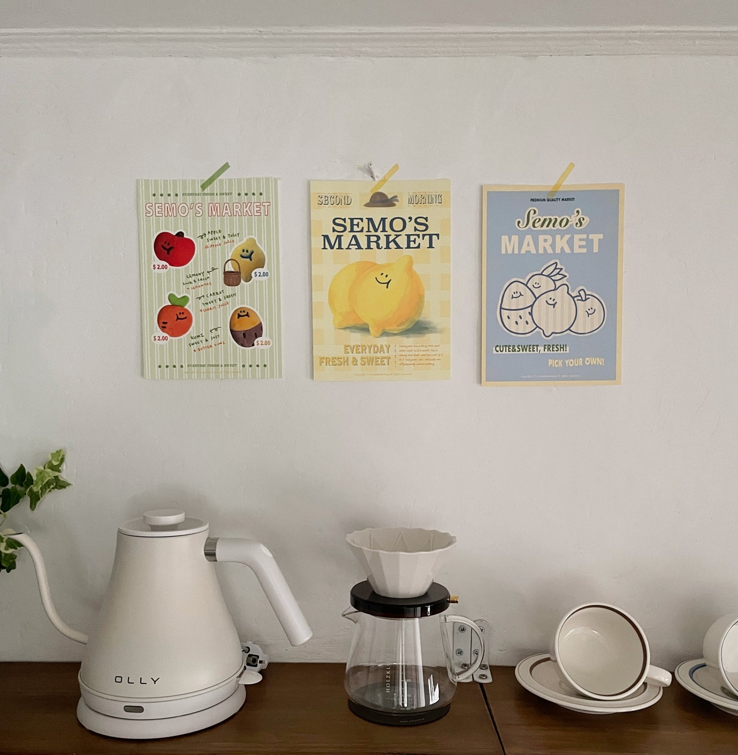 Second morning vintage mini poster(pre order)