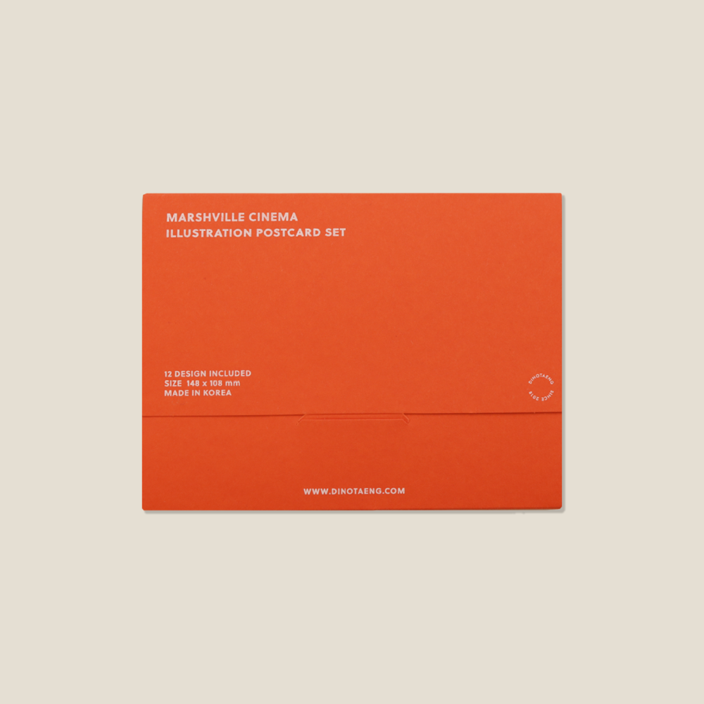 Dinotaeng Marshville cinema postcard set<12p>(pre order)