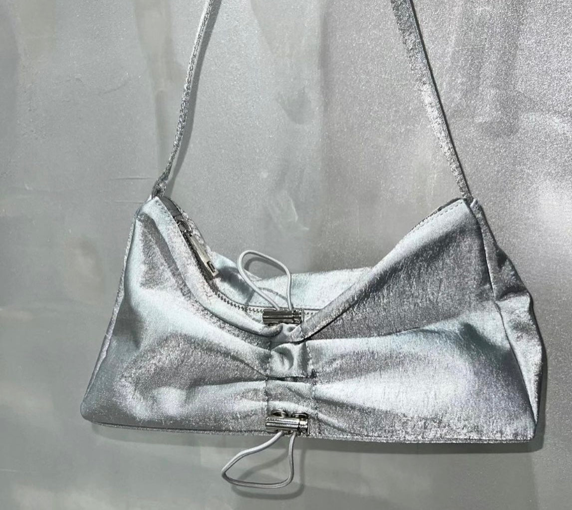 Ribbon pearly lustre shoulder bag(pre order)