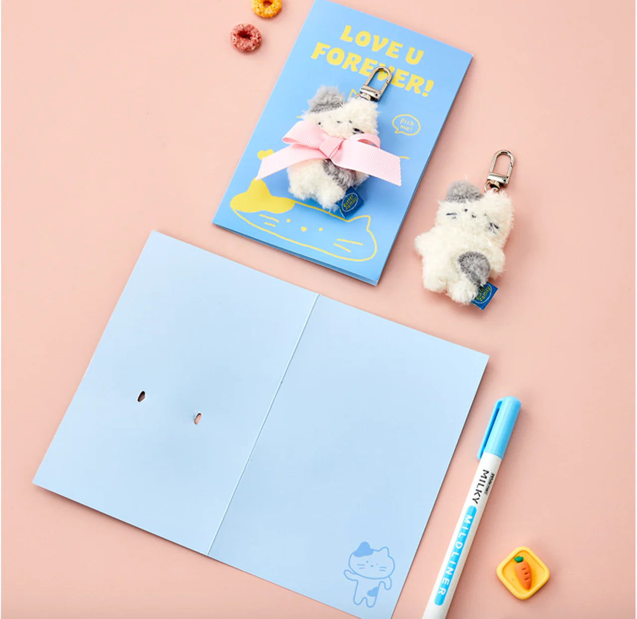 Butter family card keyring(pre order)
