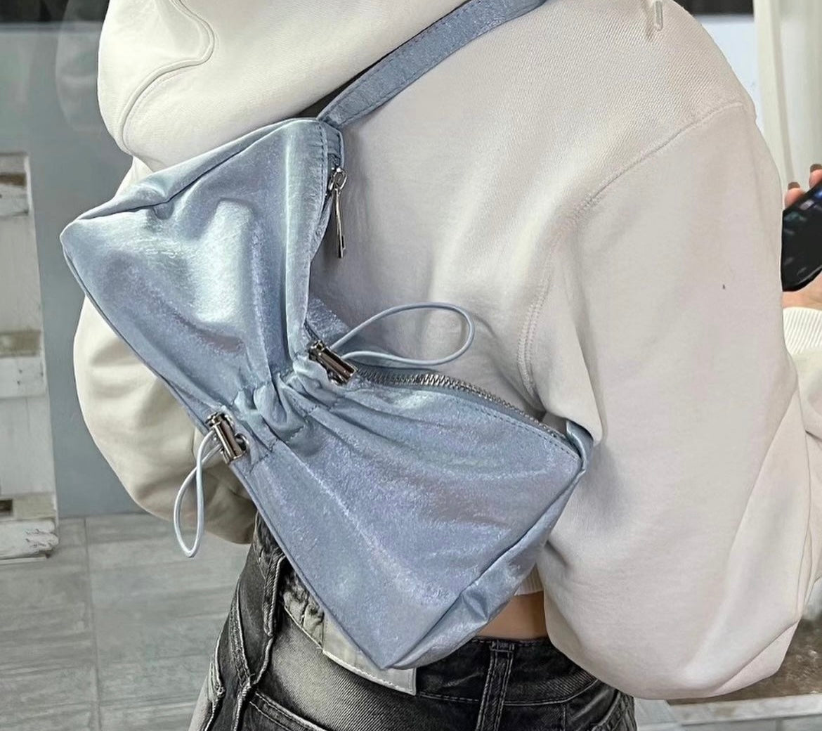 Ribbon pearly lustre shoulder bag(pre order)