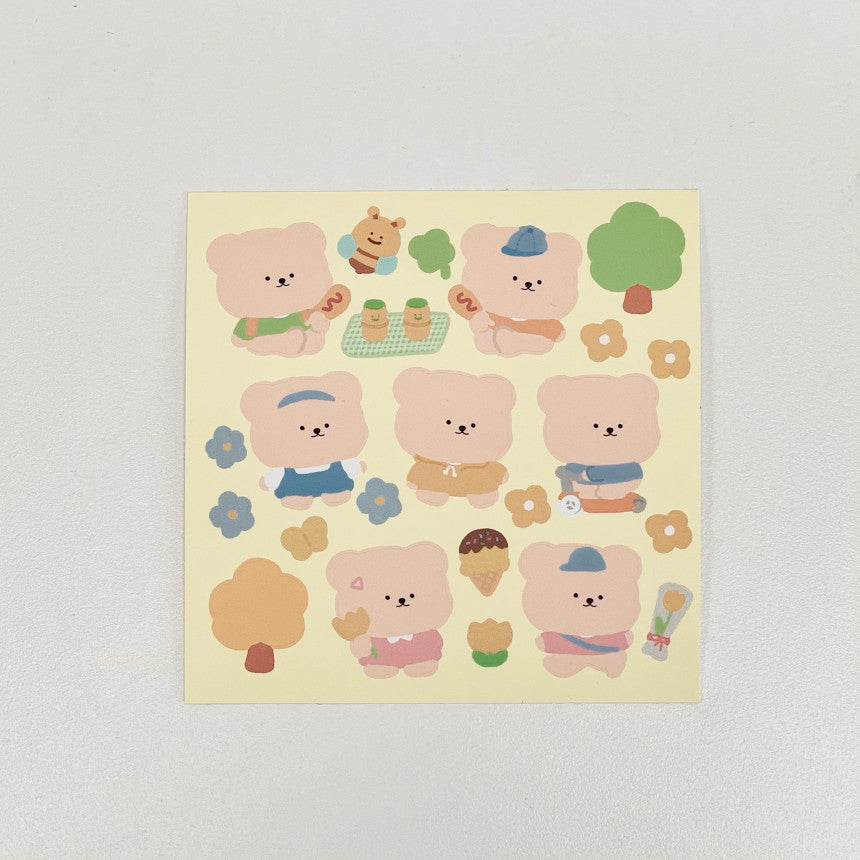 Bamtoree spring out die-cut sticker(pre order)