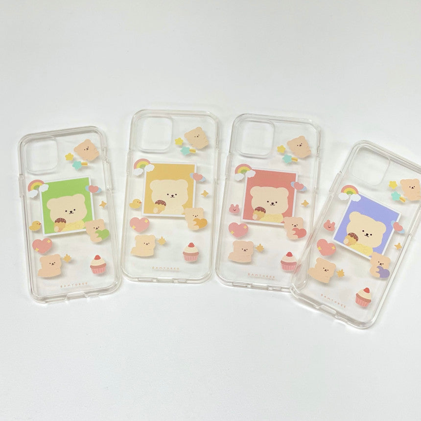 Bamtoree dessert bear phone case(pre order)
