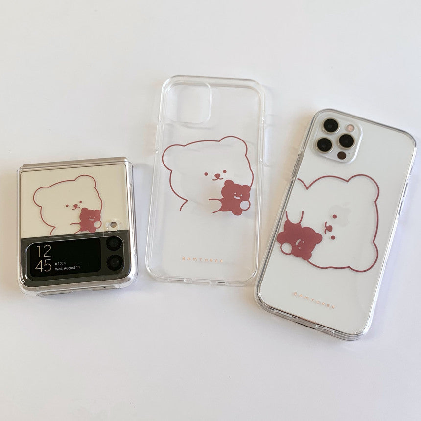 Bamtoree cookie bear phone case(pre order)