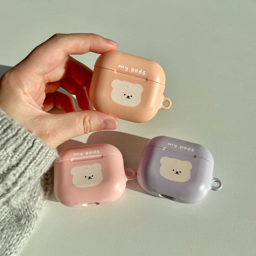 Bamtoree white bear airpods case(pre order)