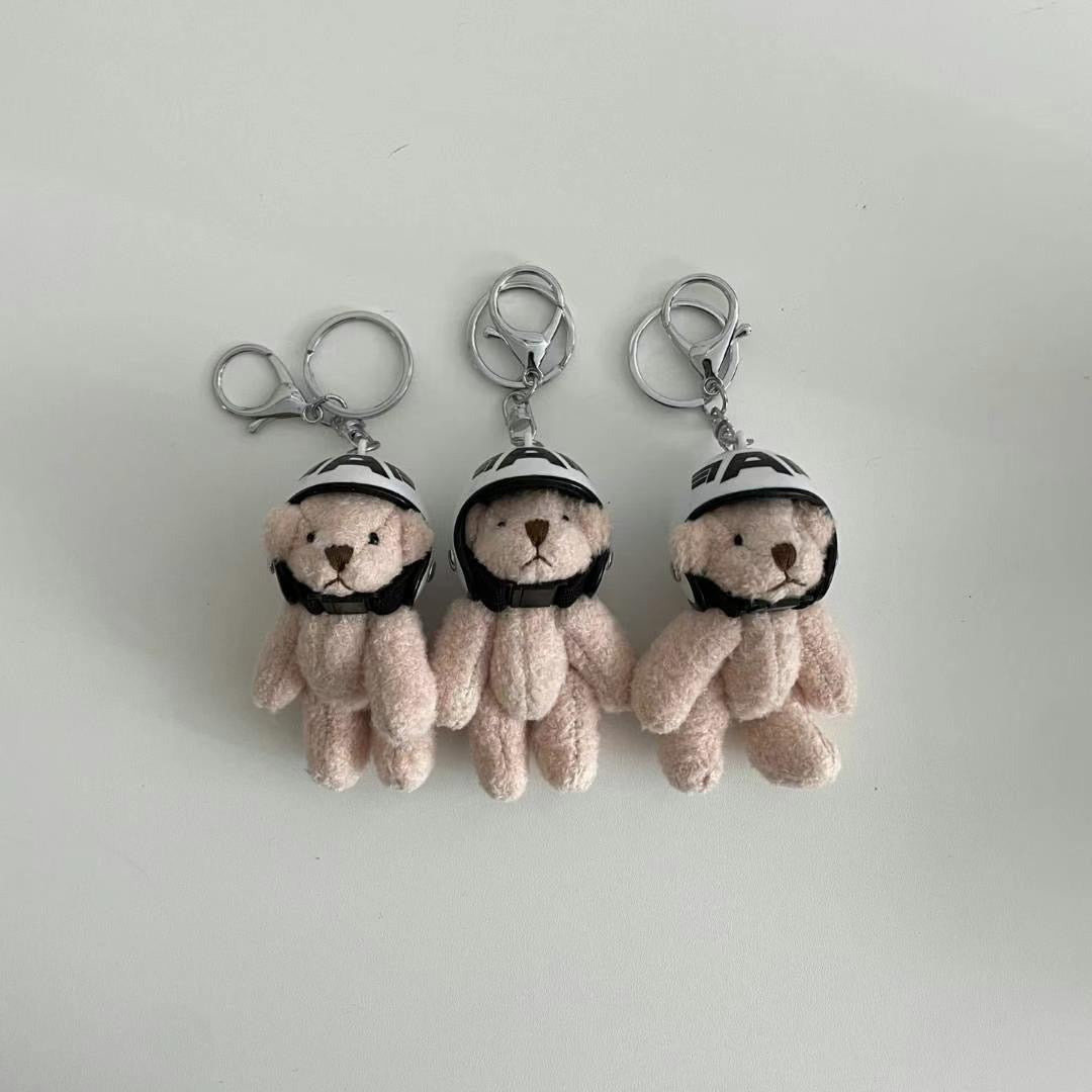 戴頭盔熊仔key chain (pre order)