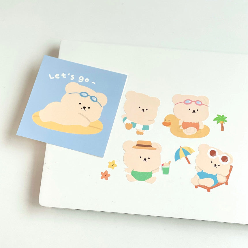 Bamtoree surfing postcard(pre order)