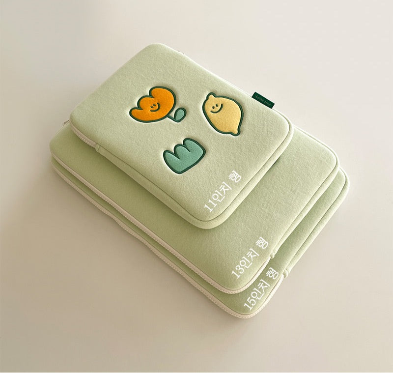 Second morning greenery day i-pad/laptop pouch(pre order)