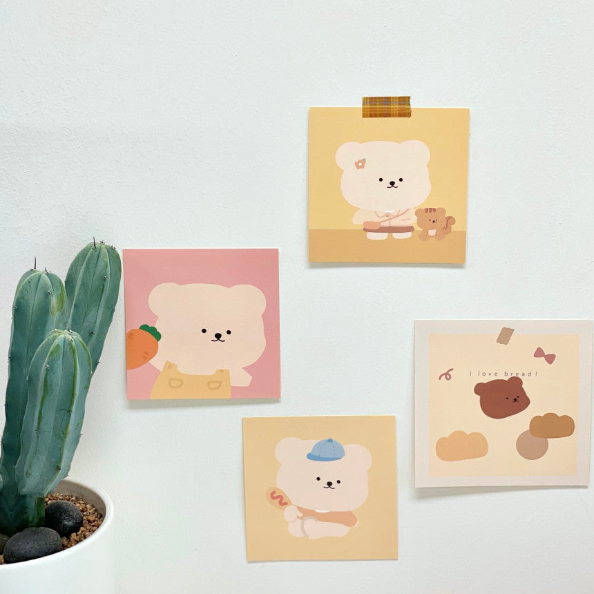 Bamtoree squirrel postcard(pre order)