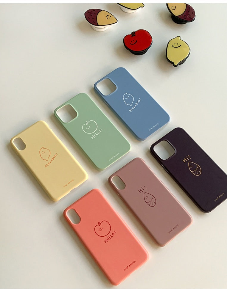 Second morning semo’s color phone case(pre order)