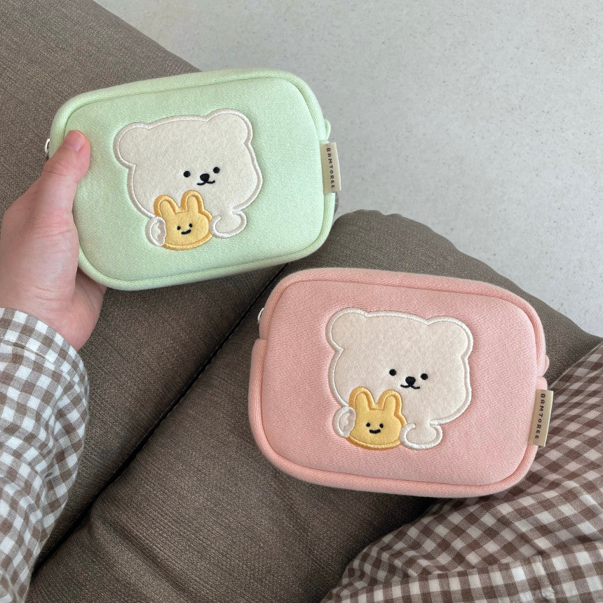 Bamtoree rabbit multi-purpose pouch(pre order)