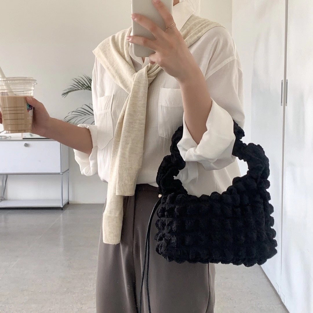 韓系皺皺mini bag(pre order)
