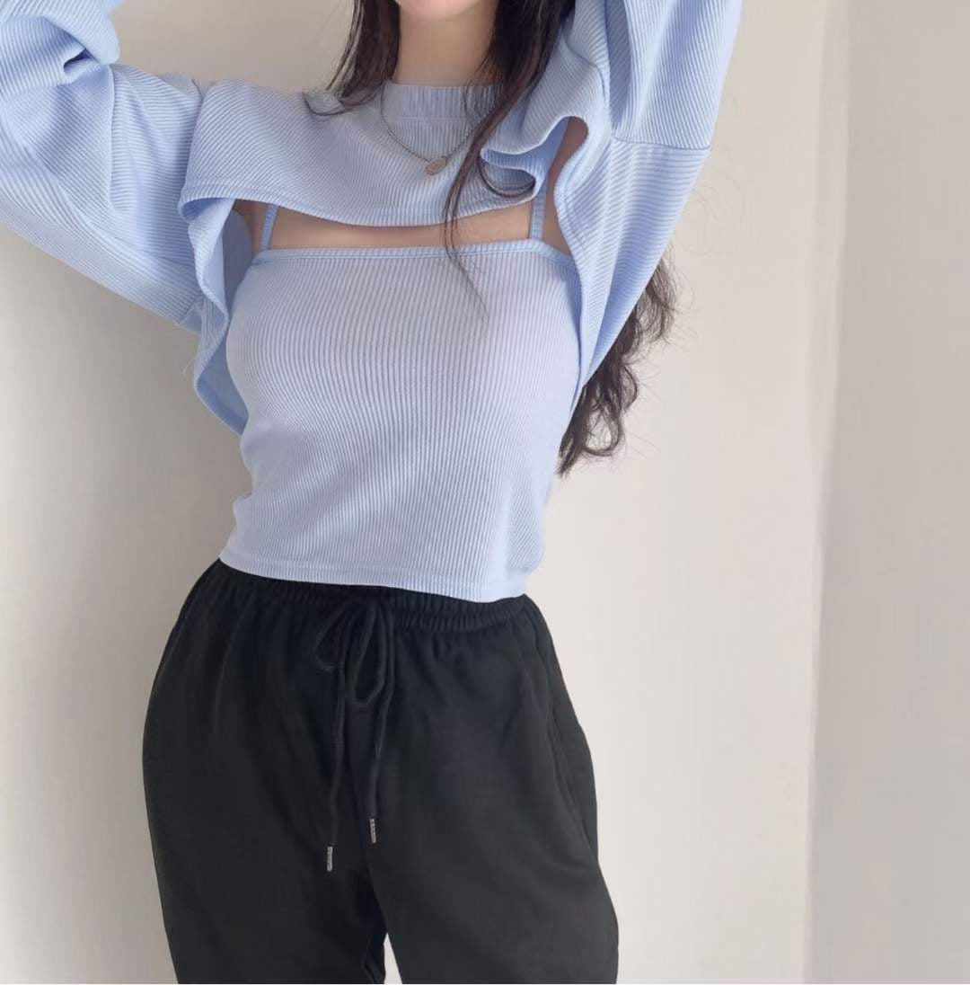 Daily背心+罩衫兩件裝(pre order)