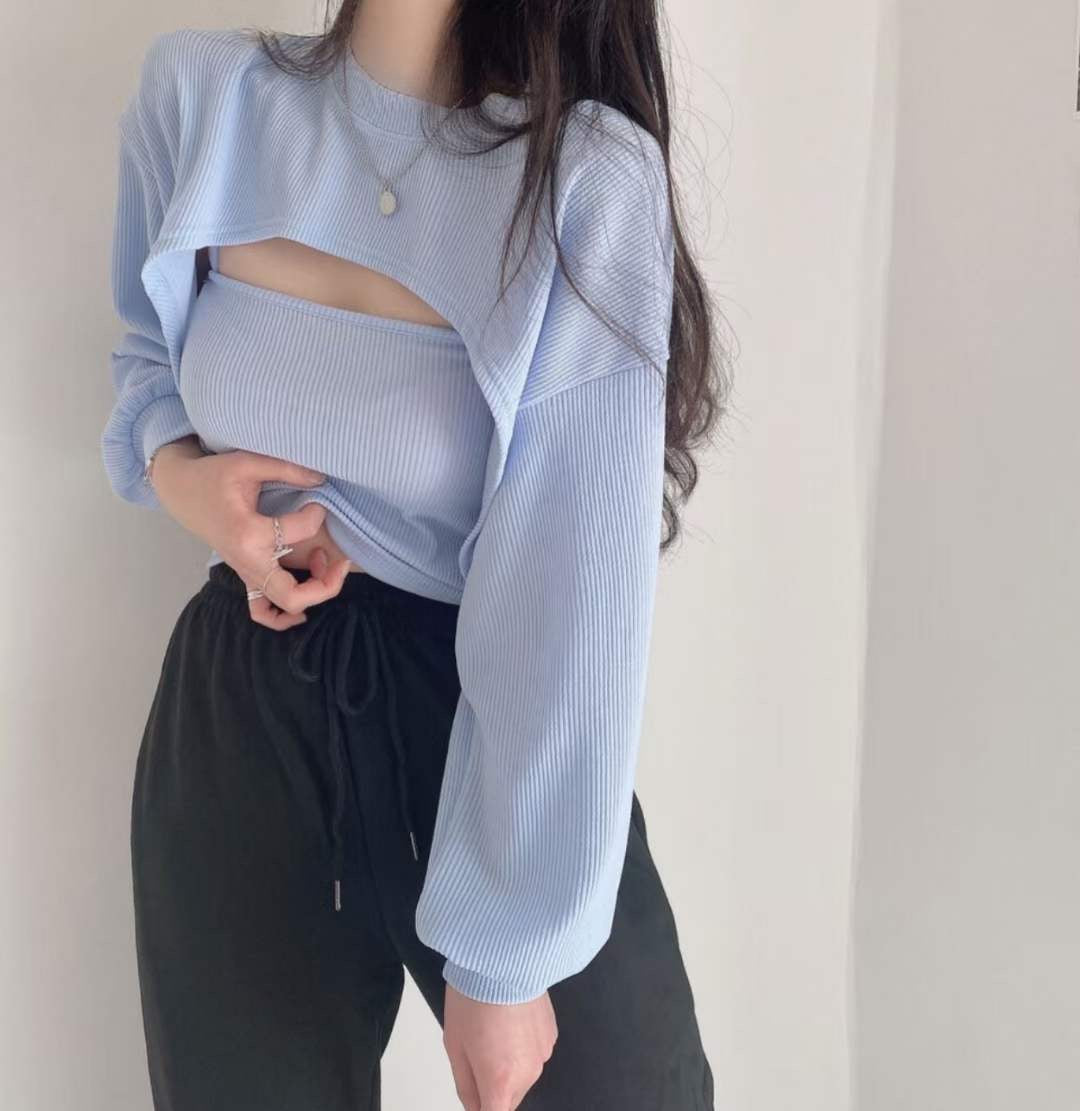 Daily背心+罩衫兩件裝(pre order)