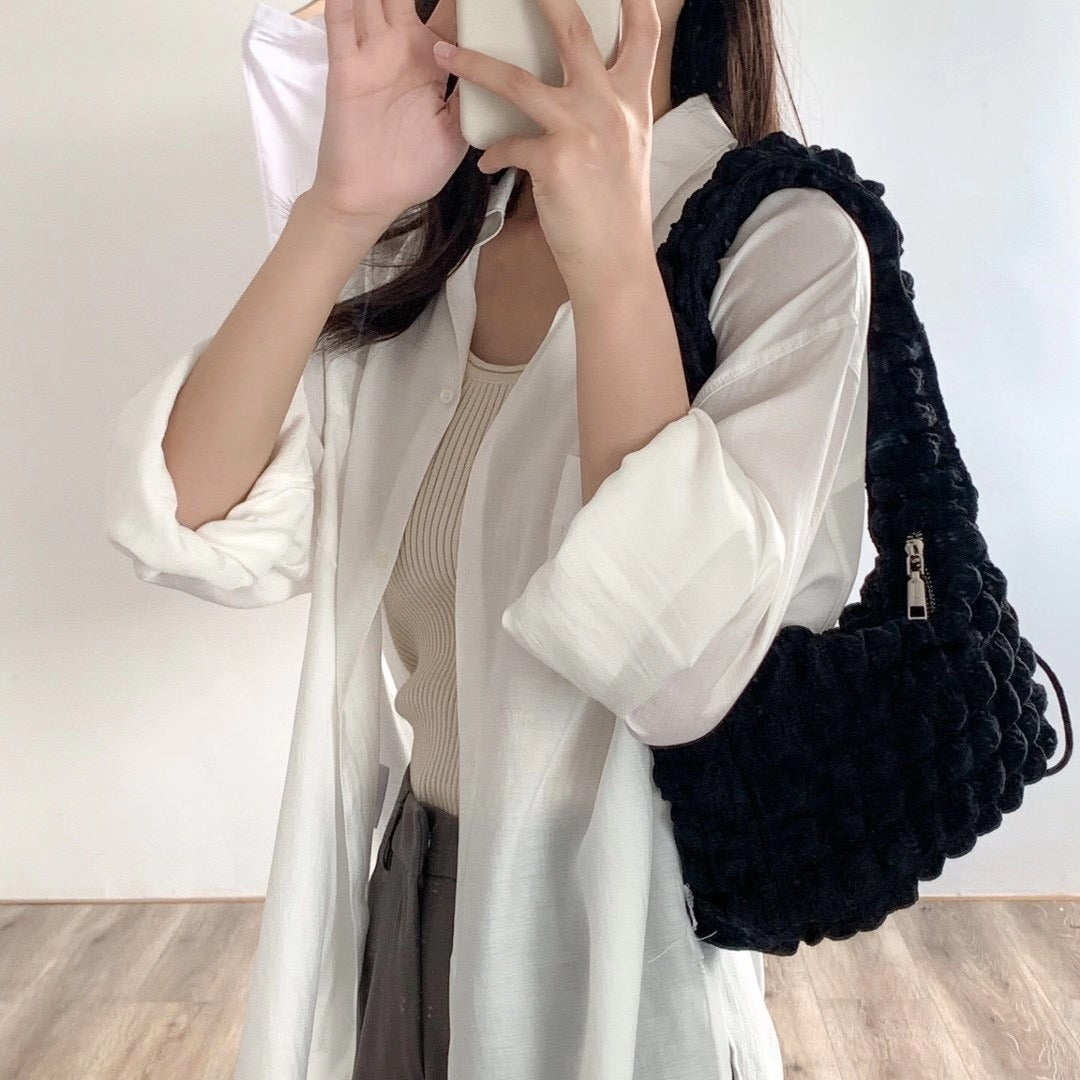 韓系皺皺mini bag(pre order)
