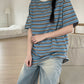 Oversize stripe tee(pre order)