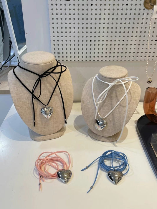 Y2K big heart necklace(pre order)