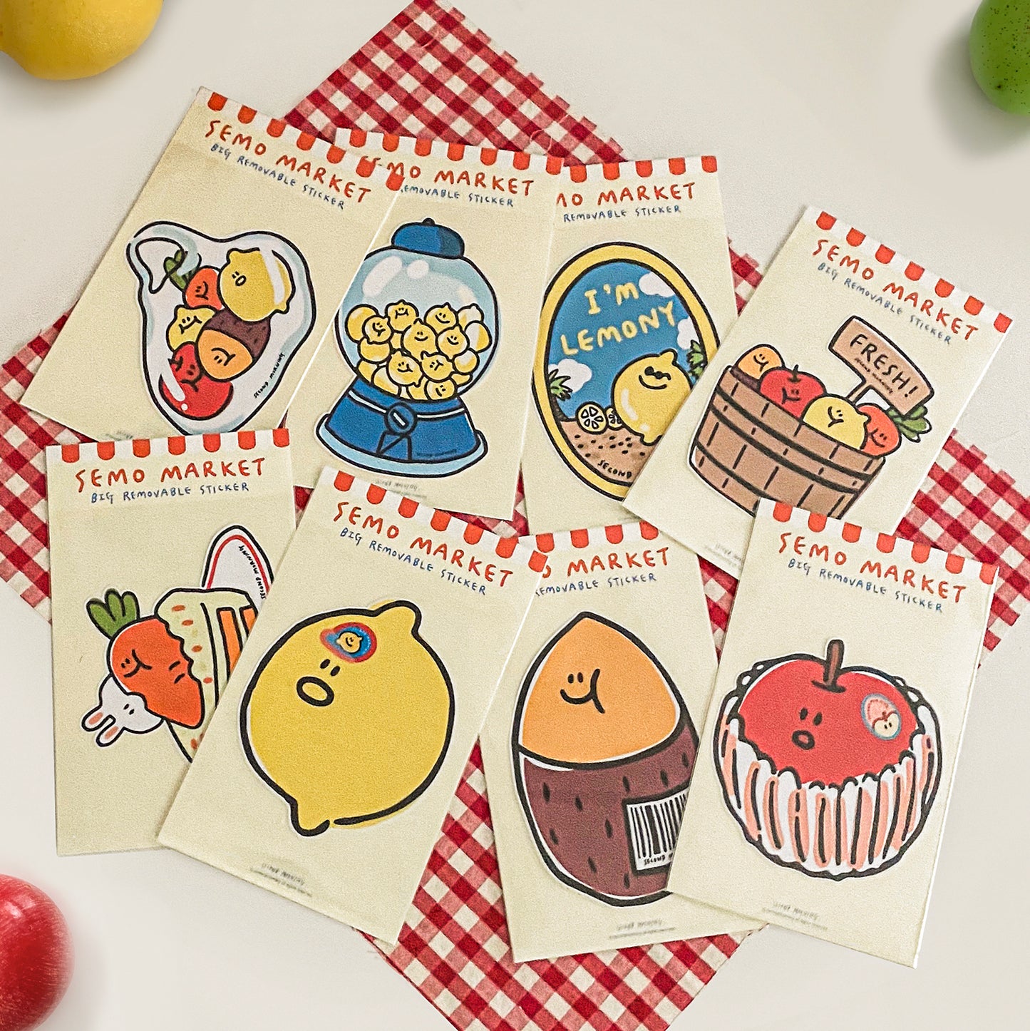 Second morning semo market removable sticker(pre order)