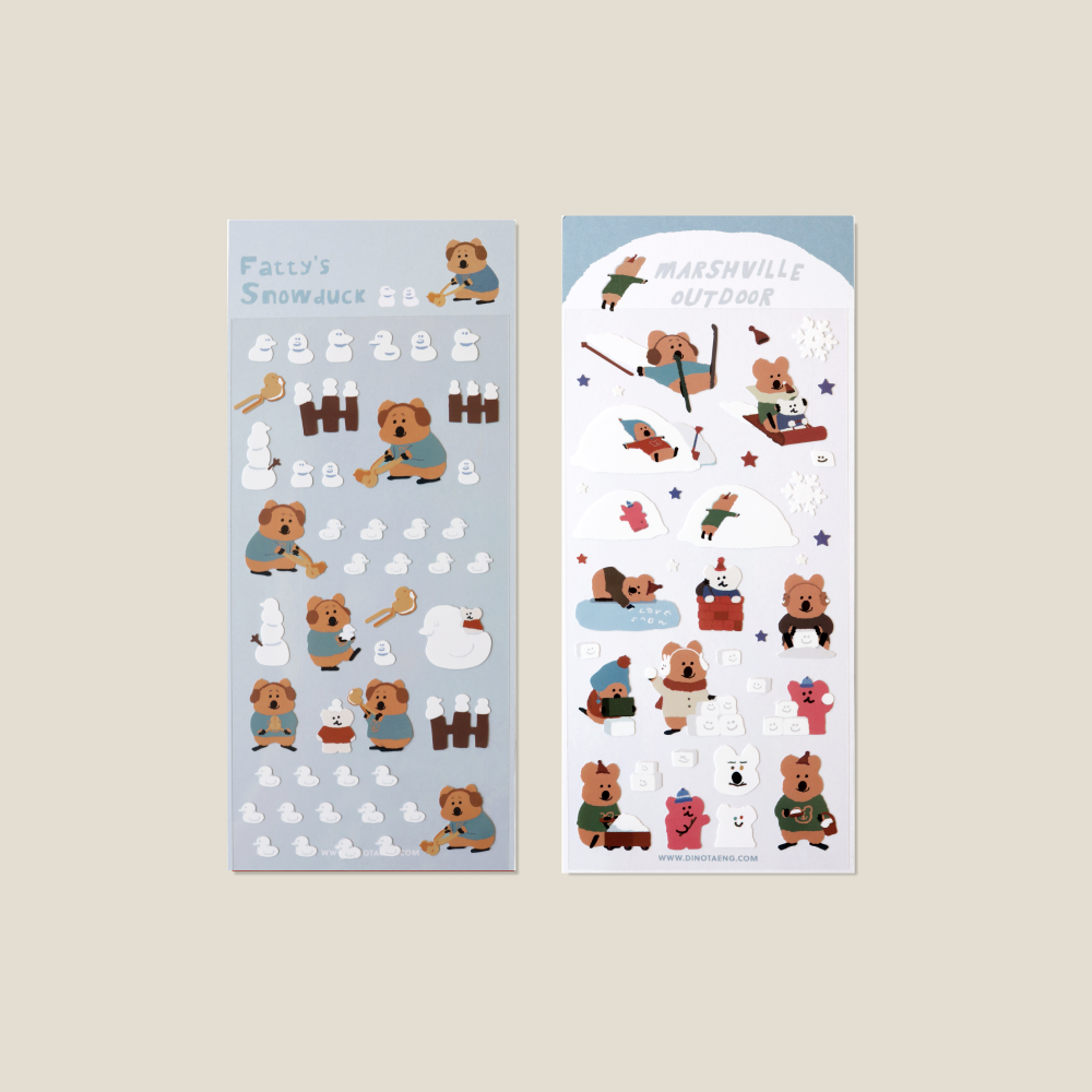 Dinotaeng Marshville outdoor sticker(pre order)