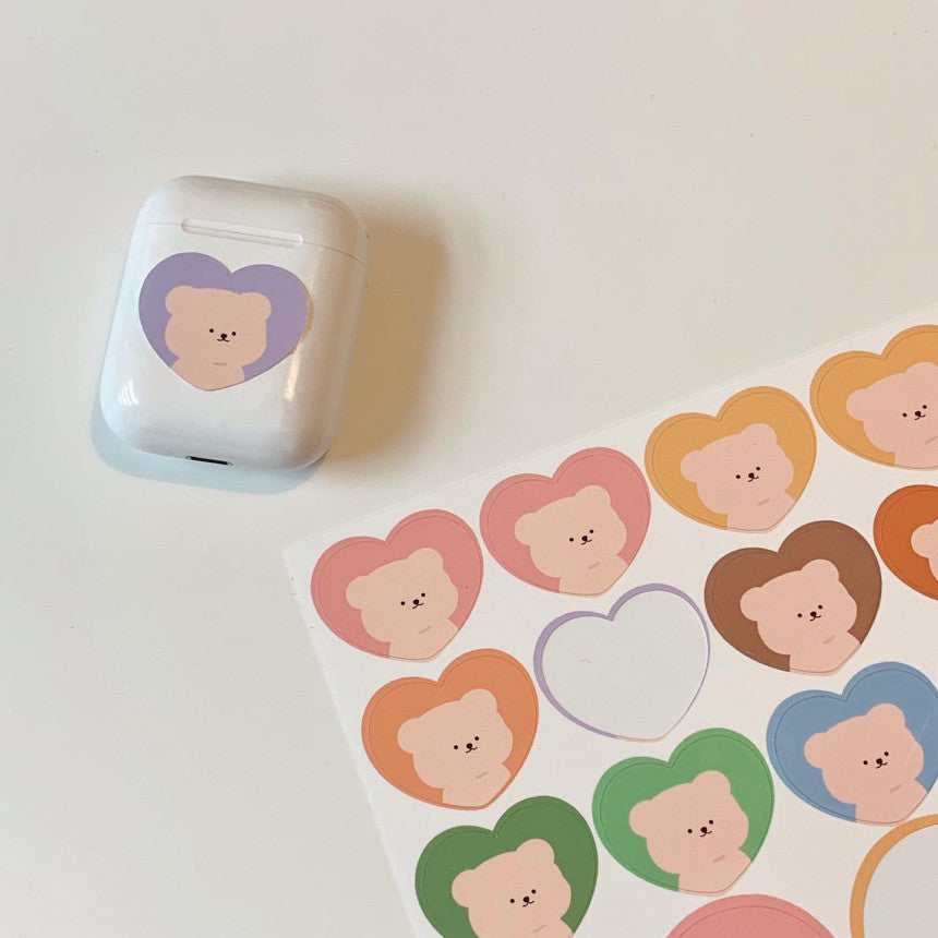 Bamtoree heart removable sticker(pre order)